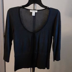 White House Black Market Black Cardigan